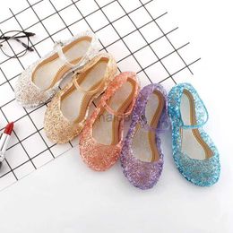 Slipper Toddler Infant Kids Baby Girls Summer Crystal Sandals For Children Princess Jelly High-Heeled Shoes Party Dance Shoes Hot 2448