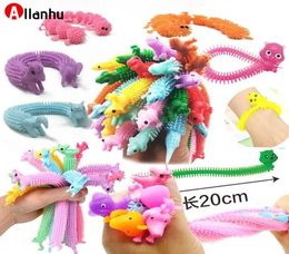 NEW! Sensory Toy Noodle Rope TPR Stress Reliever Toys Unicorn Malala Le Pull Ropes Stress Anxiety Relief Toys For Kids Gag Toys4690025