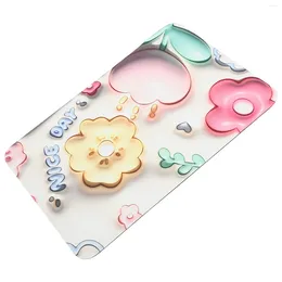 Bath Mats Bathroom Mat Water Absorbing Door Entrance Carpet Indoor Rugs Entryway Polypropylene Fibres Nonslip Floor Decorative