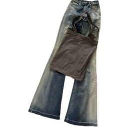 Мужские джинсы различают подлинные и аутентичные стили на рынке Ro Washed Gradient Slim Fit Flaste Elastic Stacked Axtra Long Jeans