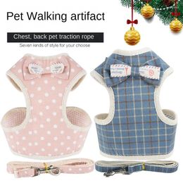 Cat Costumes Pet Supplies Amazon Dog Leash Suit Vest Bow Chest Strap