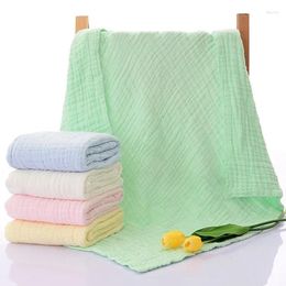 Blankets 6 Layers 105 105cm Baby Receiving Blanket Infant Gauze Bath Towel Kids Swaddle Bedding Pure Cotton Bubble