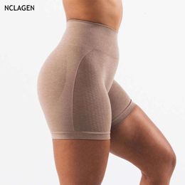 2024 Sport Lu Shorts Yoga Align NCLAGEN Women's Seamless Gym Shorts Jacquard Fiess Leggings Workout Squat Proof High Waist Sports Tights Butt S s