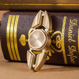 Brass Finger Gyro Hand Spinners EDC Toy For Decompression Anxiety Brass Fidget Handspinner1929088