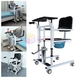150kg Hydraulic Patient Chair Transferred Lift Wheelchair with 180° Split Seat and Bedpan 330lb Patient Lift