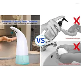 Liquid Soap Dispenser Touchless Electric Sensor Pump Battery Operated IPX3 Waterproof Rich Foaming Hand
