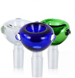 14mm 18mm Glass Bowls Round Thick Bong Bowl Male Piece For Water Pipe Dab Rig Smoking accessrioes