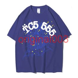 Designer Sp5der 5555 shirts Young Thug T-shirt Hip Hop Mens and Womens Hoodie High Quality Printed Spider Powder Pullover 555555 European Size s-xxl hn