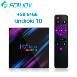 Box H96 MAX RK3318 Smart TV Box Android 11 4G 64GB 4K Youtube Wifi BT odtwarzacz multimedialny H96MAX TVBOX Android10 dekoder