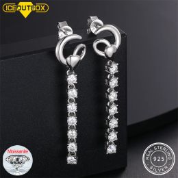 Other New Inlaid D VVS Moissanite Long Tassel Earrings For Women 925 Sterling Silver Bridal Drop Dangling Earrings Wedding Jewellery
