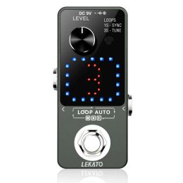 Accessories LEKATO loop auto effector Pedal Guitar Parts Loop Guitar Effect Pedal for Electric Guitar Synthesiser Box 3 Wave Slot Per 6 Mins