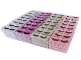 Eyelashes Whole Bulk 1050100 Pair False Lashes With Tray Fluffy Crisscross Makeup Soft Fake Eyelash For Make Up Beauty7019556