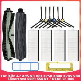 lasapparatuur for Ilife A7 A9s V8 V8s X750 X800 X785 V80 Siercrest Ssr1 Ssra1 Dexp Lf800 Robot Vacuum Parts Main Side Brush Hepa Filter