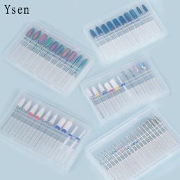 Bits 10 Pieces of Nail Drill Set, Milling Cutter, Electric Drill, Nail Machine, Milling Cutter, Gel Varnish Removal Tool Accessories