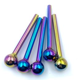 Nano plating Glass Oil Burner Pipe Colourful quality pipes Great Tube tubes Nail tips AK02512