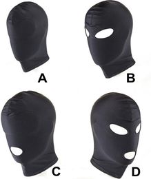 4 Styles Headgear Mask Bondage Restraint Blind Mask SM Sex Toys For CoupleWomenMenGay Slave Headgear BDSM Toys6583855