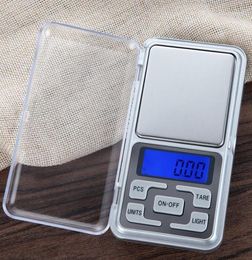 Mini Electronic Digital Scale Diamond Jewellery weigh Scale Balance Pocket Gramme LCD Display Scales With Retail Box 200g001g2982755