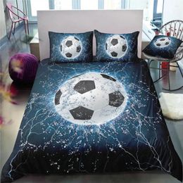 Bedding Sets 3D Foot Ball Soccer Sports Bedclothes Boys Quilt Comforter Cover Adults Children Twin King Bed Linens Duvet Set