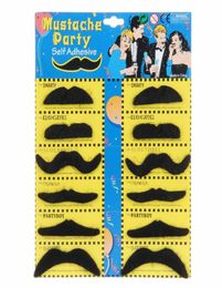 festives Party Fake Moustache Halloween Decorations Cosplay Costume Novelty Funny Beard Handlebar Moustaches Moustache For Birthday 7633649