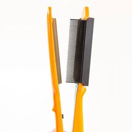 V Waschbares faltbares Haar Glätterer Kamm Friseur Pinsel Kamm Friseur Clip Werkzeug Friseurzubehör für Haare Kamm für Haare
