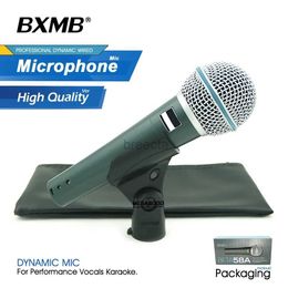 Microphones High Quality Professional Super-Cardioid Dynamic Wired Microphone For Live Vocals Performance Karaoke 240408