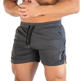 Men's Shorts 2024 Fitness Sports Man Summer Gyms Workout Male Breathable Mesh Casual Beach Short Pants Men Sportswear