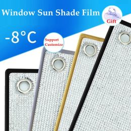Films Window Sun Shade Film Home Sunshade Protector Pad Aluminium Foil AntiUV Sunshine Room Balcony Insulation Film Shading Board