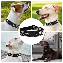Dog Collars Adjustable Pet Collar Flower For Small To Dogs With Safety Buckle Cute Puppy Boys Girls Male