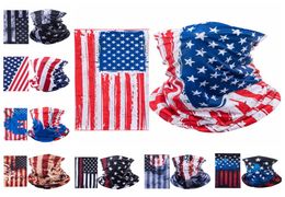 Sports Mask Cycling Breathing Protective Face Mask America Flag Masks Scarf Bicycle Half Face Cover Design Face Shield Head Scarf 4155215