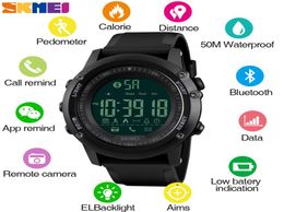 SKMEI smartwatch hombre Mens Bluetooth Camara Control Wristwatch Men Smart Digital Sport Male Watches Clock reloj hombre 13215600353