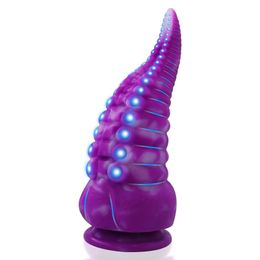 Octopus Tentacle Animal Penis Dildos Female Big Dick Suction Cup Soft Liquid Silicone Anal Plug Adult Goods Butt Plug Sex Toy for Women Masturbation