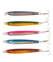 Colorful Laser Jigs Iron baitcasting 9cm 30g Deep Diving Artificial Metal Spinnerbaits Swimming Depth 1236m75049082560755