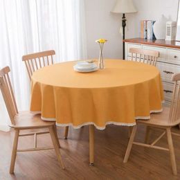 Table Cloth Round Lace Elegant Tablecloths Dining Cover Home El Textile For Wedding Event Decor