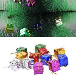 Party Decoration 36 Pieces Of Mini Gift Box Modelling Tree Home Year Christmas Pendant