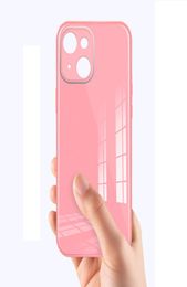 Square Liquid Silicone Tempered Glass Phone Cases for iPhone 13 12 11 Pro Max Mini XS XR 8 7 Plus iPhone13 Soft Bumper Back Hard C6955261
