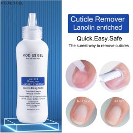 Treatments KODIES GEL 150ML Cuticle Remover Nail Gel Softener Moisturising Strengthener Cuticle Remover Oil Cream Lanolin Enriched Liquid