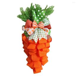 Party Decoration Easter Decorations Carrot Ornament Hanging Artificial Carrots Garland Banner For Fireplace Home Kitchen