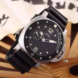 Wristwatches Luxury Men Automatic Mechanical Watch Blue Black Rubber Stainless Steel Ceramic 3 Days Watches
