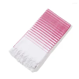 Towel Turkish Beach With Tassel Camping Swimming Comfortable Soft Children Adult Striped Bath Towels