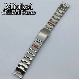 Miuksi 20mm 904L solid stainless steel bracelet watch strap fits miuksi 36mm/39mm/40mm case 240320