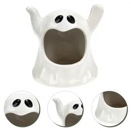 Candle Holders Ghost Statue Ornament Halloween Holder Ceramic Essential Oil Diffuser Party