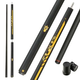 2 in 1 Little Monster 58 Black Evil Carbon Energy Break Punch Kickoff Jump Billiard Pool Cue Stick 129mm 240325