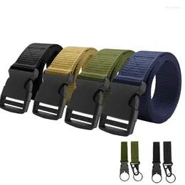 Belts 2024 Black Casual Waistband Plastic Buckle Streetwear Canvas Belt For Women Cummerbunds 120cm Waist