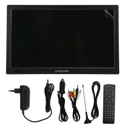 Radio LEADSTAR 13Inch Portable Digital TV High Sensitivity 1366x768 HD Television Support FM Radio Function for Home Car Portable TV