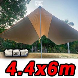 Tents and Shelters 4x6 Large Tarps Heavy Duty Waterproof Tarp Large 4x5 Awning Sunshade Tent Outdoor Camping Oversized 4x6 Tarp Tent 210D Oxford L48