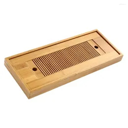 Tea Trays 1 Pc Bamboo Classic Reservoir Tray Chinese Gongfu Table Large