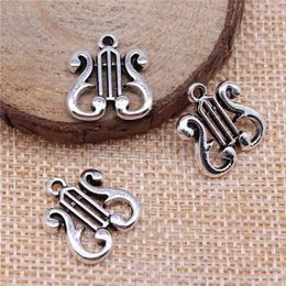 Charms Women Accessories Musical Instruments Jewellery Making Supplies 17x16mm 10pcs
