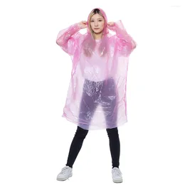 Raincoats Family Pack Of 3 Rain Ponchos Waterproof Disposable Adult Poncho Lightweight With Hood 16g For Outdoor Camping/Recreation/Hiking