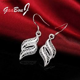 Charm 925 Sterling Silver Vintage Party Dangle Earrings For Women Wedding Luxury Jewellery Accessories Wholesale Free Shipping GaaBou240408D9Q2