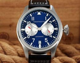 Luxury Designer New Men Automatic Mechanical Classic Big Pilot 46mm Le Petit Prince Black Leather Watch Montre de luxe4345737